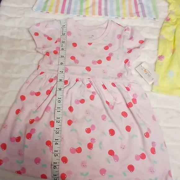 Baby Girl Dresses (Set of 3) | Size 18 M | Garanimals | NWT - Picture 5 of 9